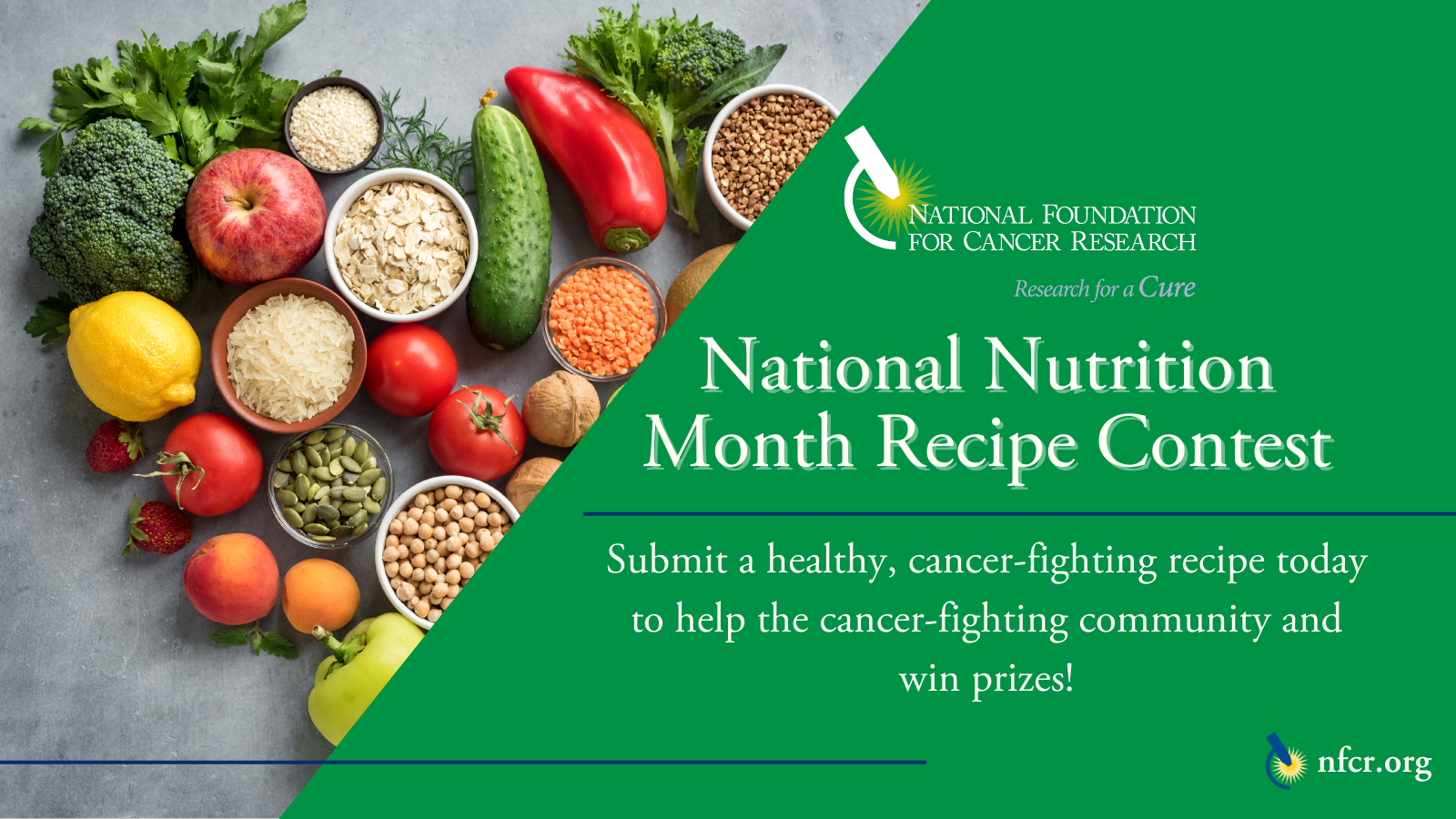 National Nutrition Month Recipe Contest Presented by NFCR