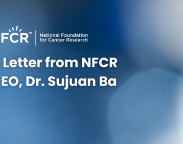 A Letter from NFCR CEO, Dr. Sujuan Ba