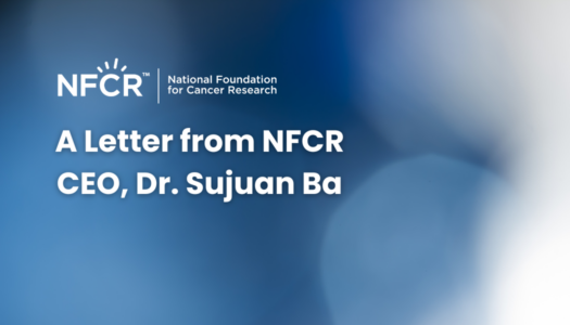 A Letter from NFCR CEO, Dr. Sujuan Ba