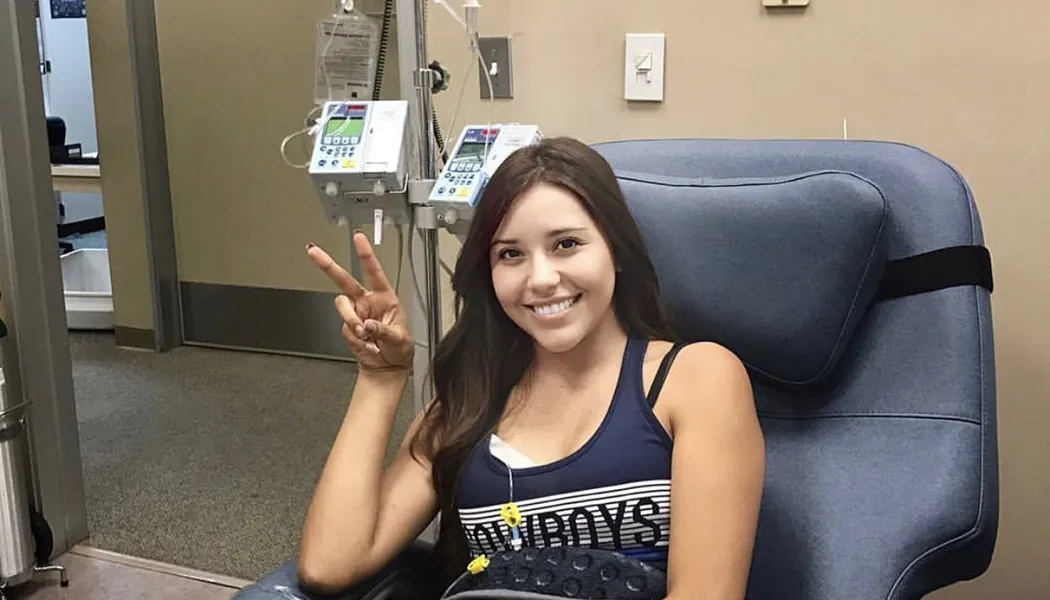 Faces and Voices- Andrea Andrea Andrade at chemotherapy while competing for Miss California