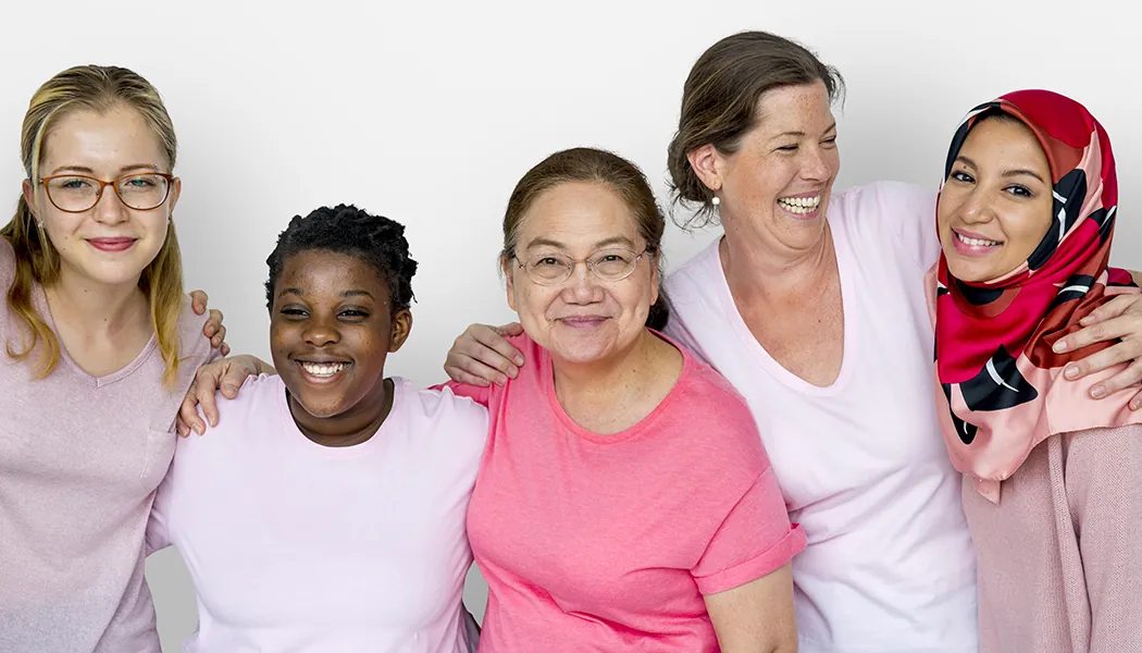 Group,Of,Multiethnic,Women,Wear,Pink,Shirt World Cancer Day How To Participate