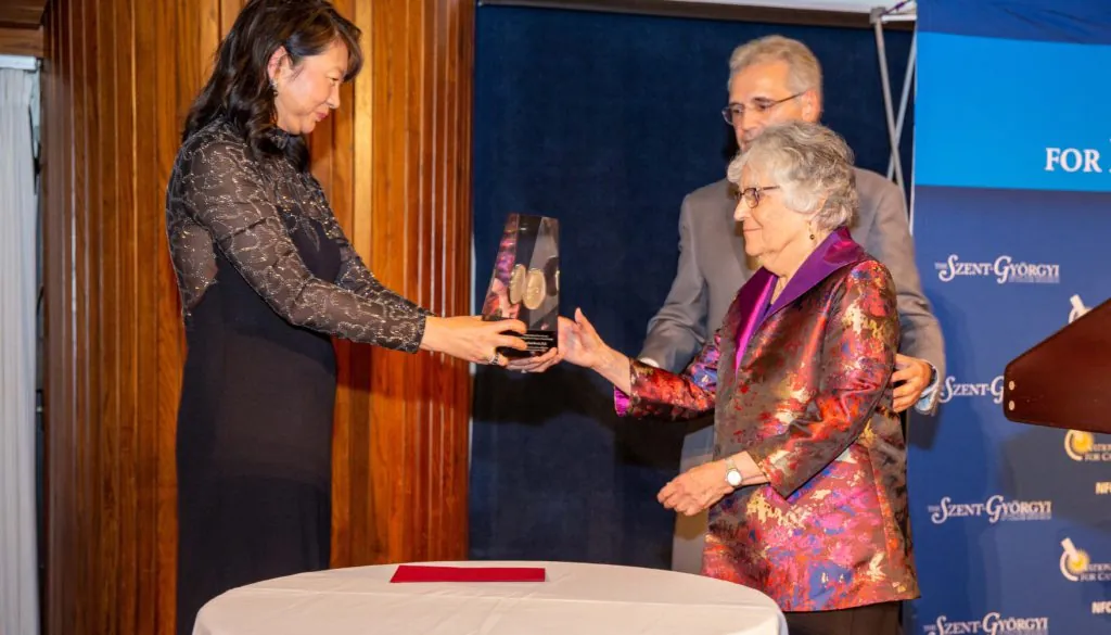 Prize Ceremony Susan Band Horwitz Awarded