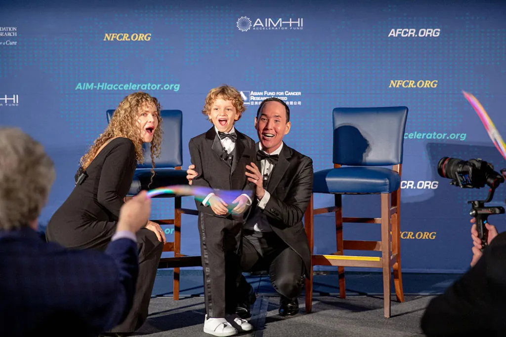 GirardIm_NFCR2022-1472 small Katie and Greyson Banovich with Lance Kawaguchi