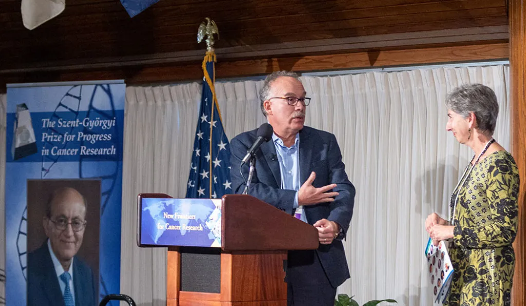 GirardIm_NFCR2022-412 small Daniel A. Haber, M.D., Ph.D., Fields Audience Questions about his work.