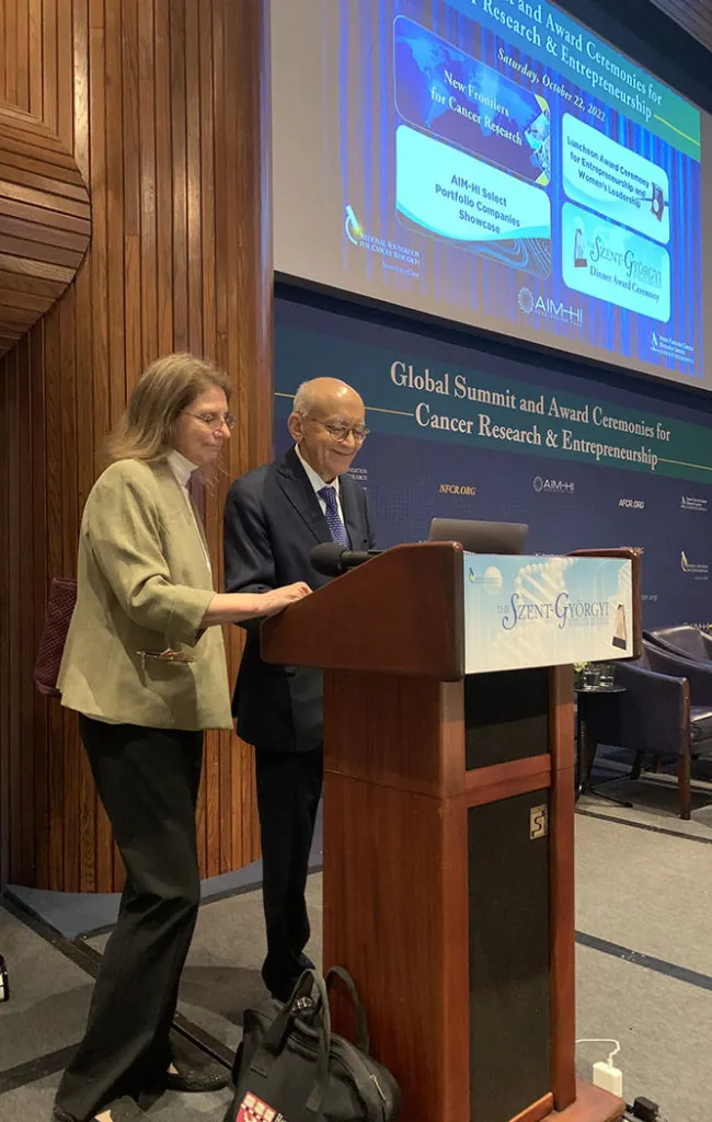 IMG_2103(1) small Hali Hartmann and Rakesh K. Jain